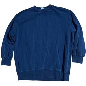 Arket Men's Black Crewneck Sweater Size L